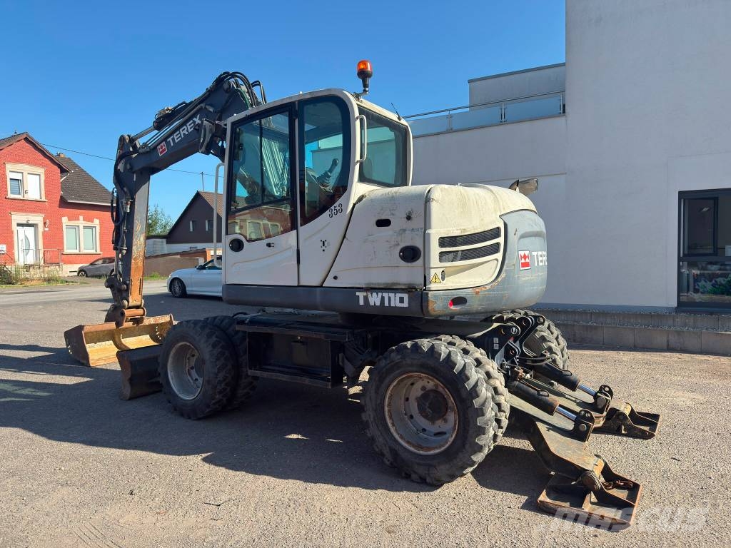 Terex TW 110 *2Schaufeln*Klima*Schnellwechsler* Excavadoras de ruedas