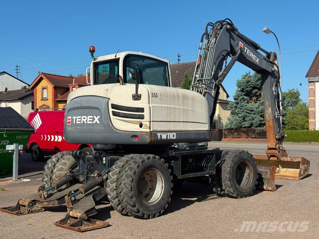 Terex TW 110 *2Schaufeln*Klima*Schnellwechsler* Excavadoras de ruedas