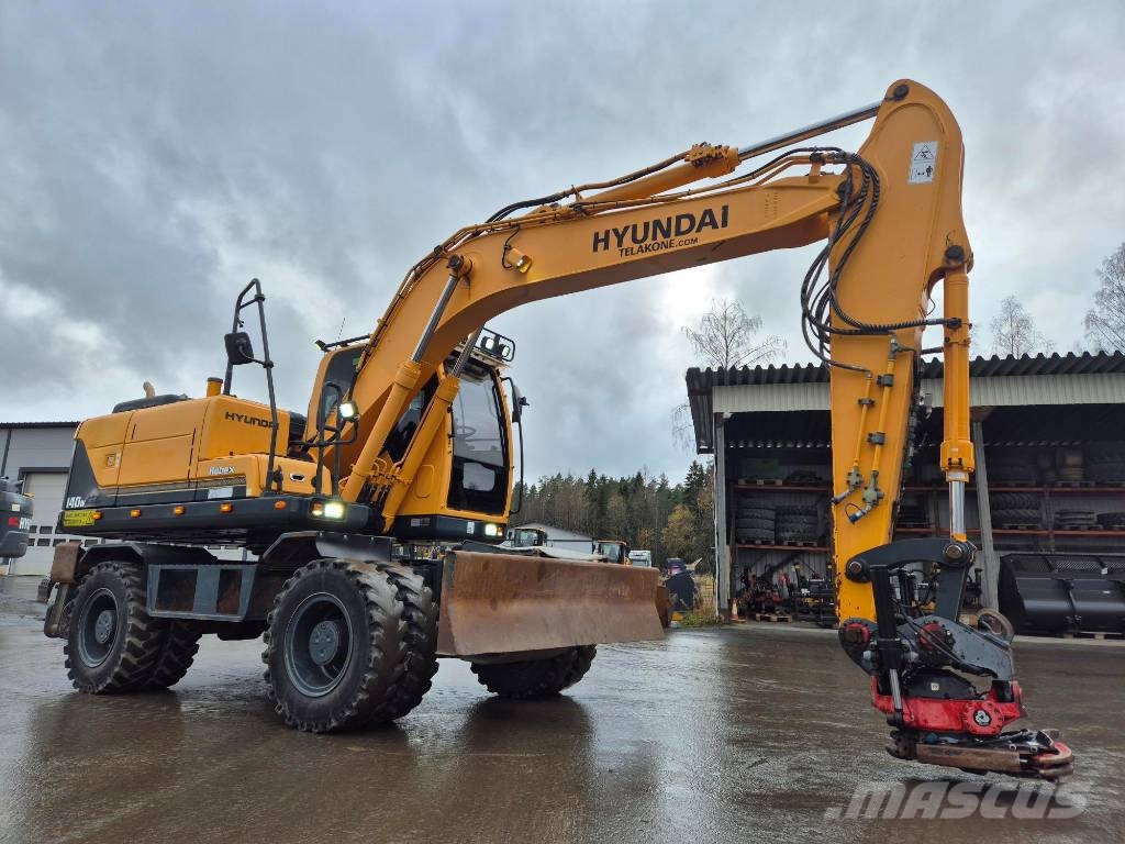 Hyundai R 140 W-9A Escavadoras de rodas