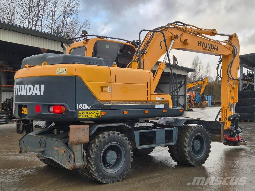 Hyundai R 140 W-9A Escavadoras de rodas