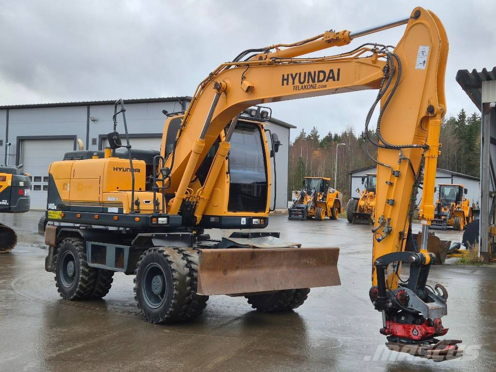 Hyundai R 140 W-9A Escavadoras de rodas
