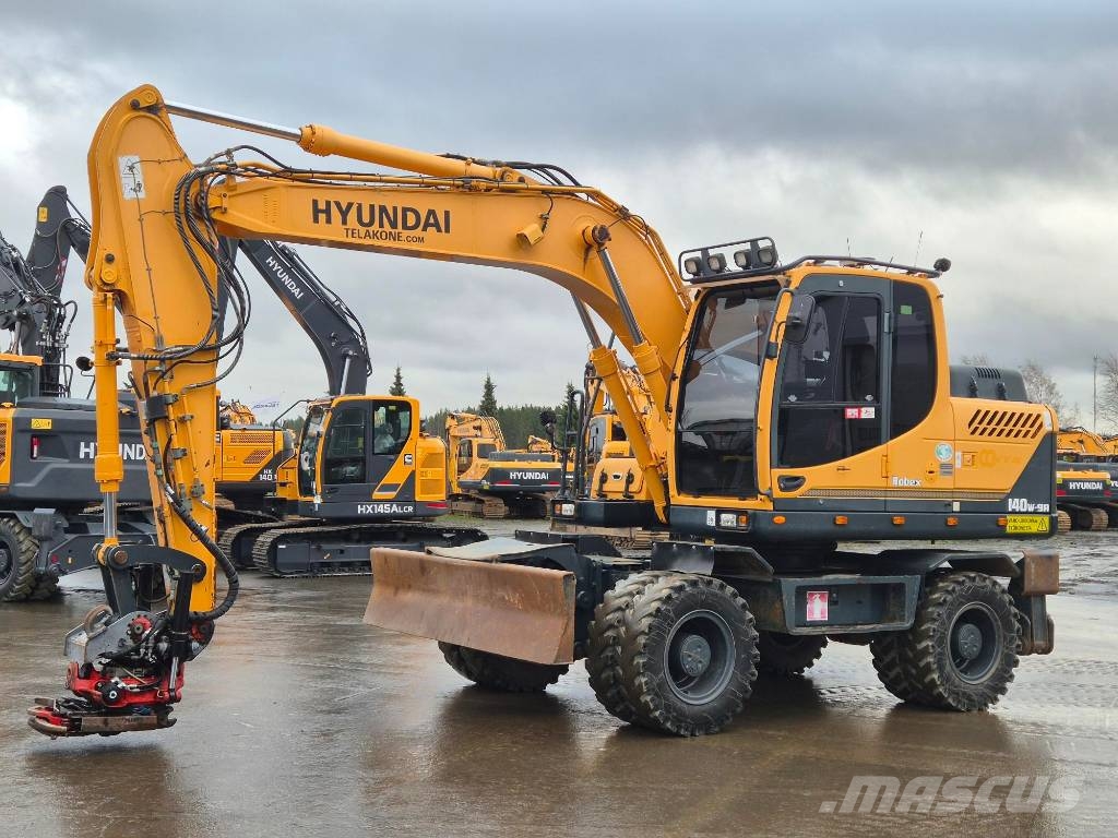 Hyundai R 140 W-9A Escavadoras de rodas
