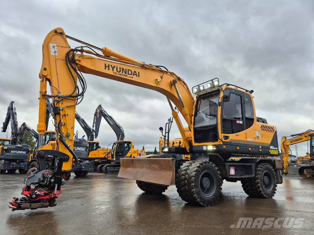 Hyundai R 140 W-9A Escavadoras de rodas