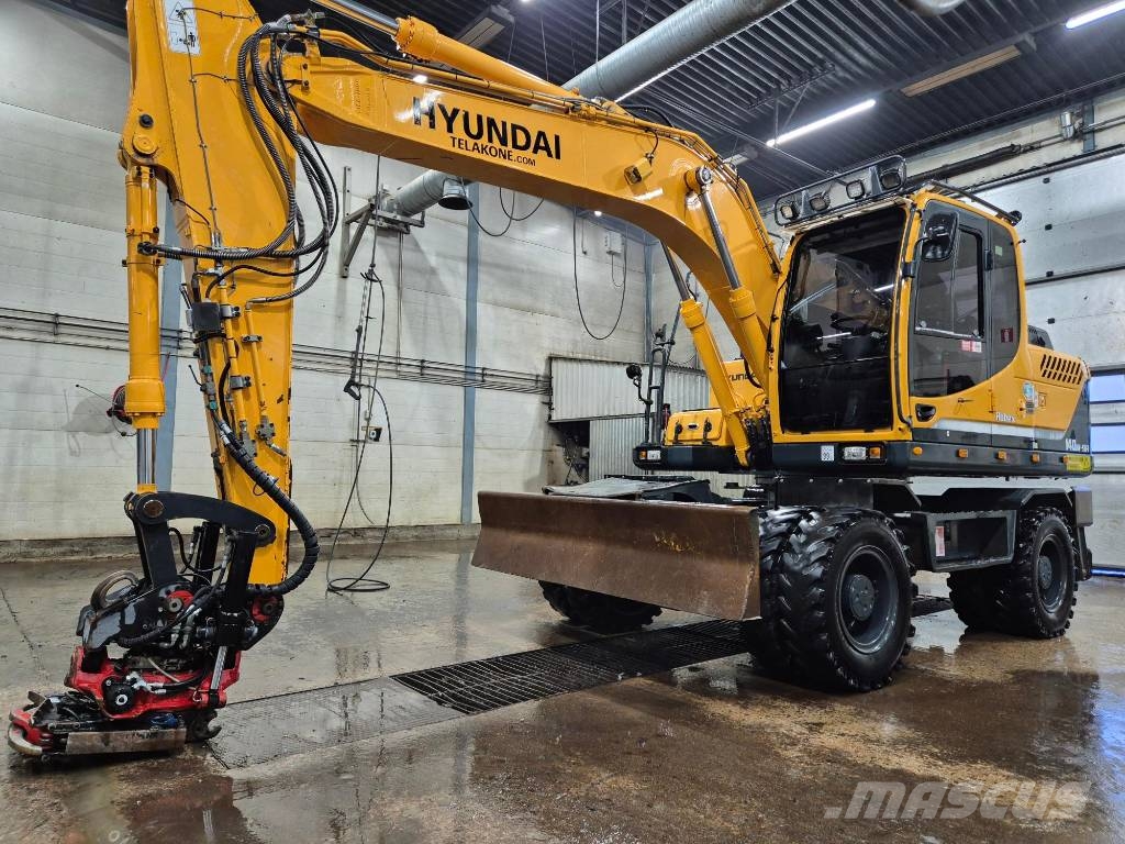 Hyundai R 140 W-9A Pyöräkaivukoneet