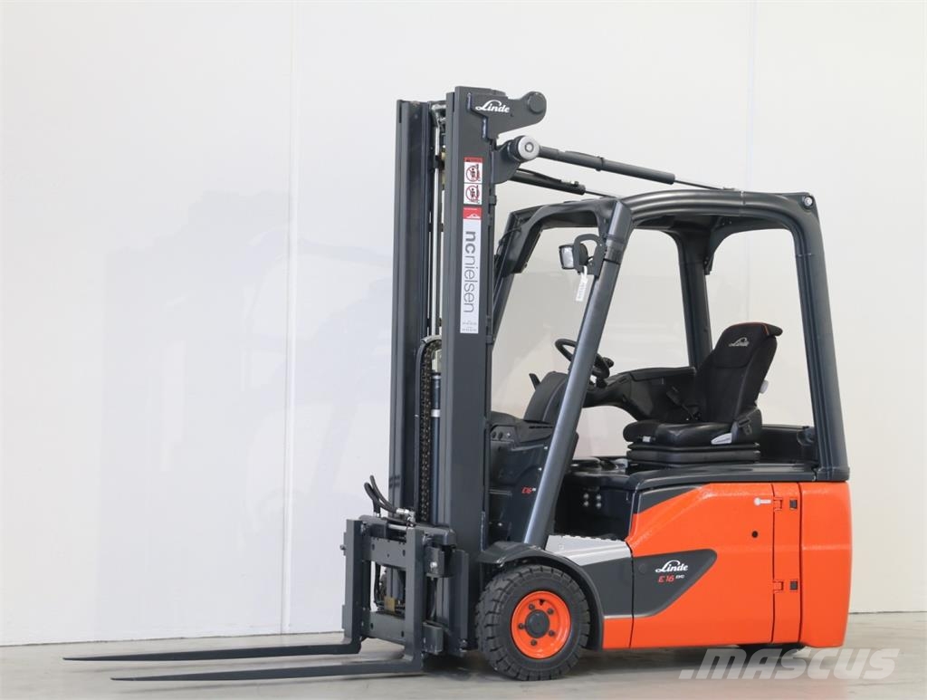 Linde E16/386-02 Elektriskie autoiekrāvēji