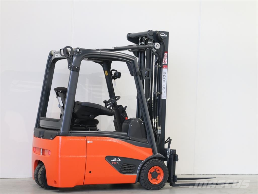 Linde E16/386-02 Elektriskie autoiekrāvēji