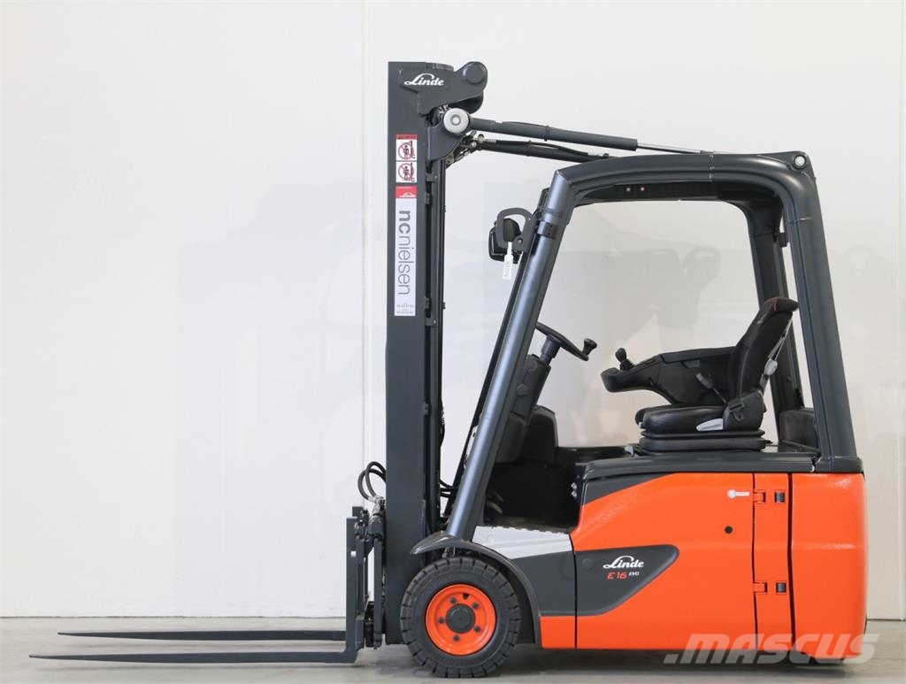 Linde E16/386-02 Elektriskie autoiekrāvēji