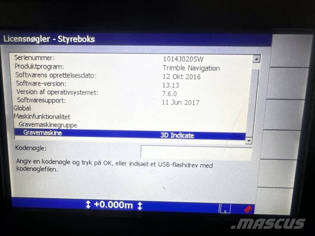 Trimble GCS 900 CB 460 3D 2D Grade control completely Instrumenten, meet- en automatiseringsapparatuur