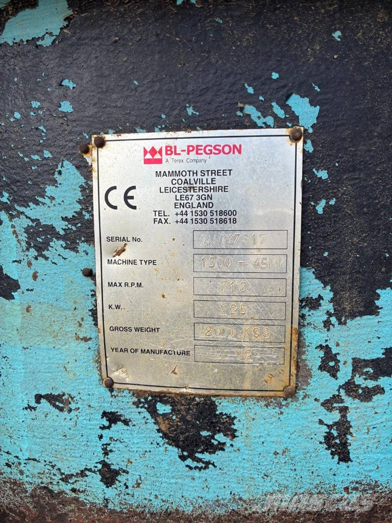 Pegson 1300 Cone Mobila krossar