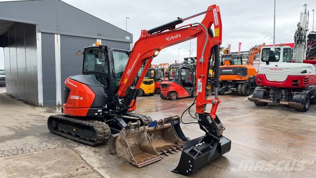 Kubota U56-5 - 2025 YEAR - 270 HOURS - 4X BUCKETS Mini excavators < 7t (Mini diggers)