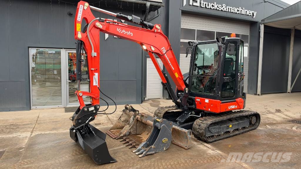 Kubota U56-5 - 2025 YEAR - 270 HOURS - 4X BUCKETS Mini excavators < 7t (Mini diggers)