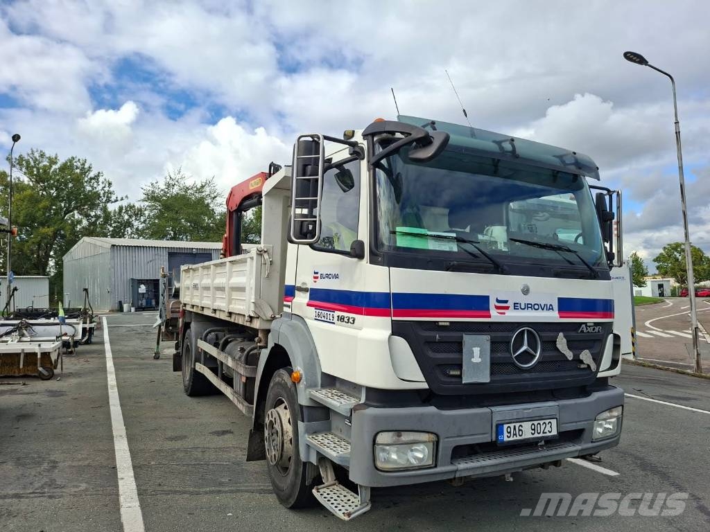 Mercedes-Benz 1833 4X2 AXOR 4500 Araç üzeri vinçler