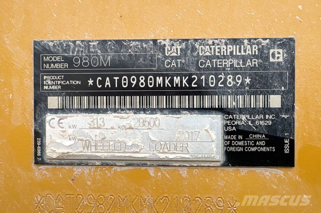 CAT 980M, Bra Skick Hjullastare
