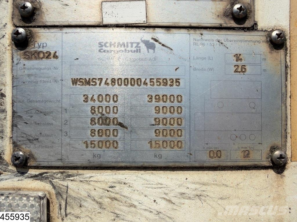 Schmitz Cargobull Koel vries Carrier Maxima 1350 نصف مقطورات بدرجة حرارة قابلة للضبط