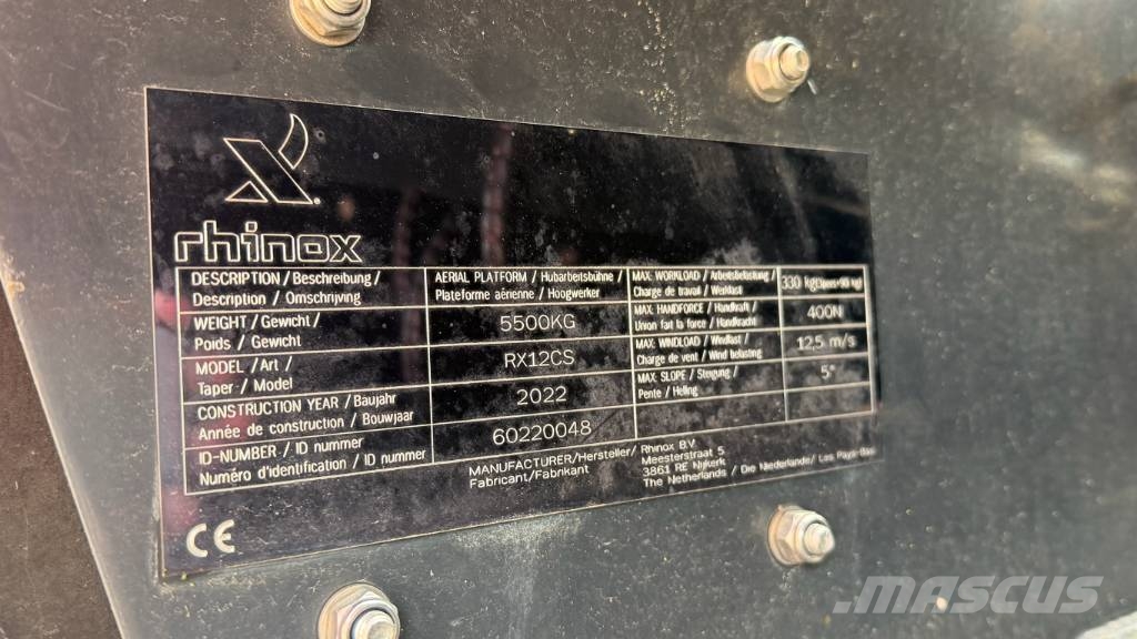 Rhinox RX 12 CS Telescoophoogwerkers