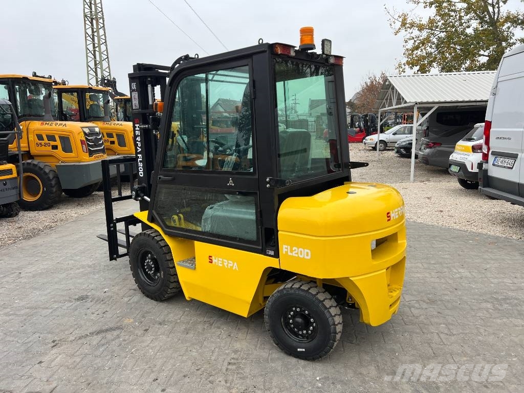 Sherpa FL20D diesel targonca fülkével és fülke nélkül ÚJ! Dīzeļa autoiekrāvēji