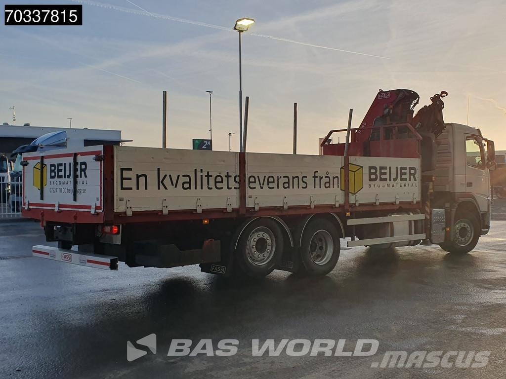 Volvo FM 330 6X2 FASSI BF245A2.25 E DYNAMIC Crane Kran L Platte bakwagens