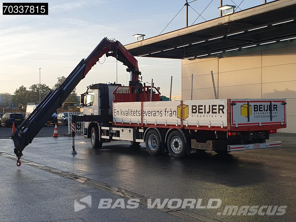 Volvo FM 330 6X2 FASSI BF245A2.25 E DYNAMIC Crane Kran L Platte bakwagens