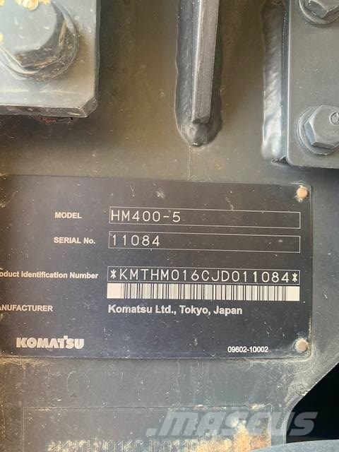 Komatsu HM 400-5 연결식 홀러