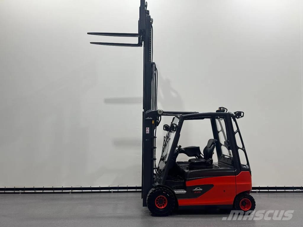 Linde 387 E 25 L-01. Inclusief nieuwe accu شاحنات ذات رافعات شوكية تعمل بالكهرباء