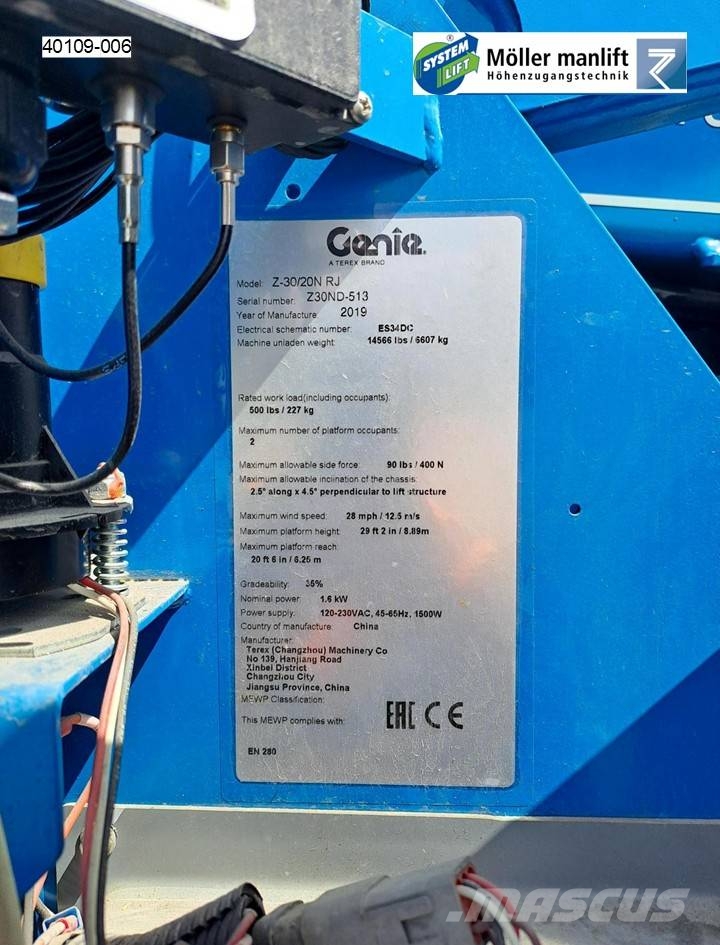 Genie Z 30/20 N RJ Karos emelők