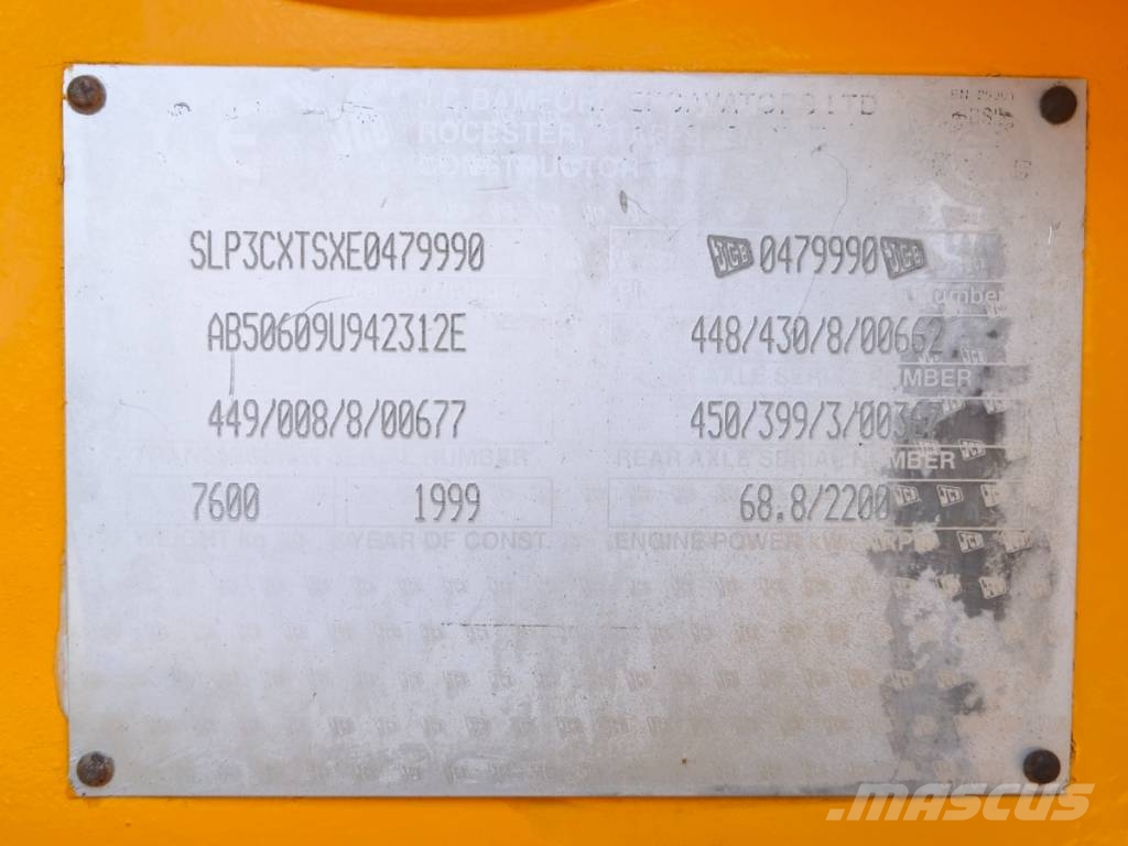 JCB 3 CX Ekskavaatorlaadurid
