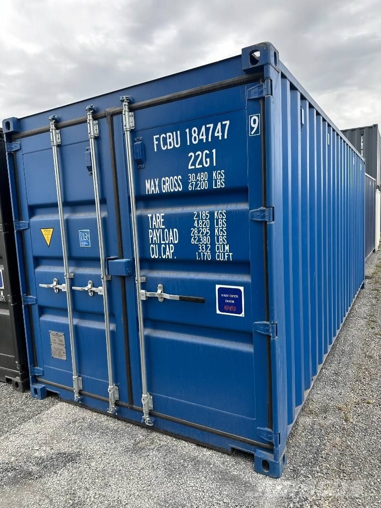 Sjöfartscontainer ny 20fot container olika färger Shipping containers