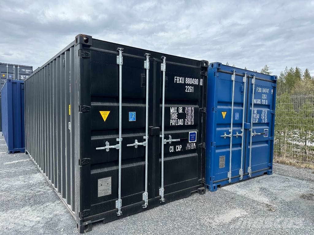 Sjöfartscontainer ny 20fot container olika färger Shipping containers