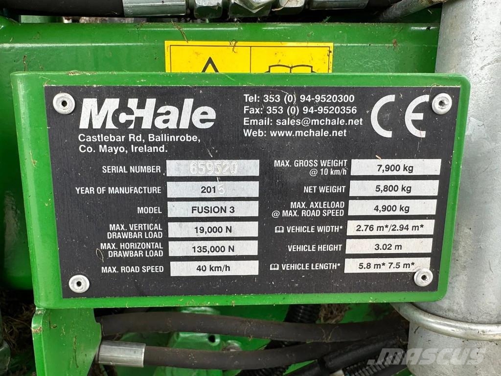 McHale Fusion 3 plus Fälthackar