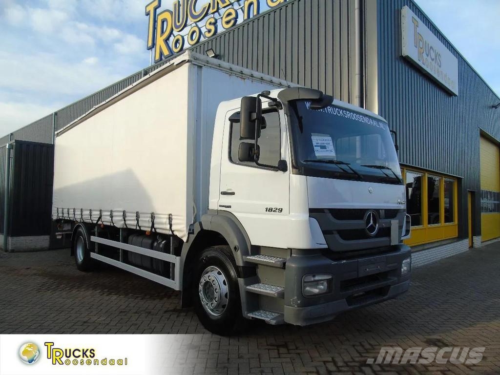 Mercedes-Benz Axor 1829 + euro 5 + lift + manual Pressukapelli kuorma-autot