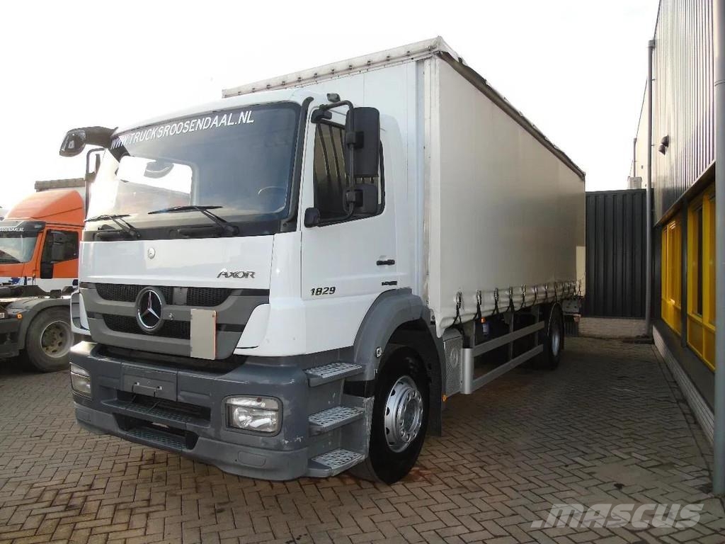Mercedes-Benz Axor 1829 + euro 5 + lift + manual Pressukapelli kuorma-autot