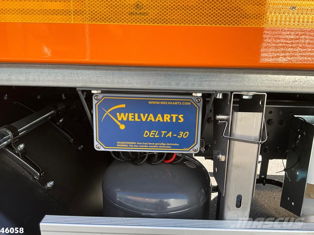 DAF FAG XD 340 Euro 6 Geesink 20m³ Welvaarts weighing 垃圾车