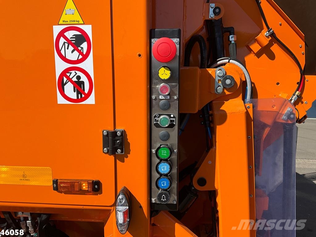 DAF FAG XD 340 Euro 6 Geesink 20m³ Welvaarts weighing 垃圾车