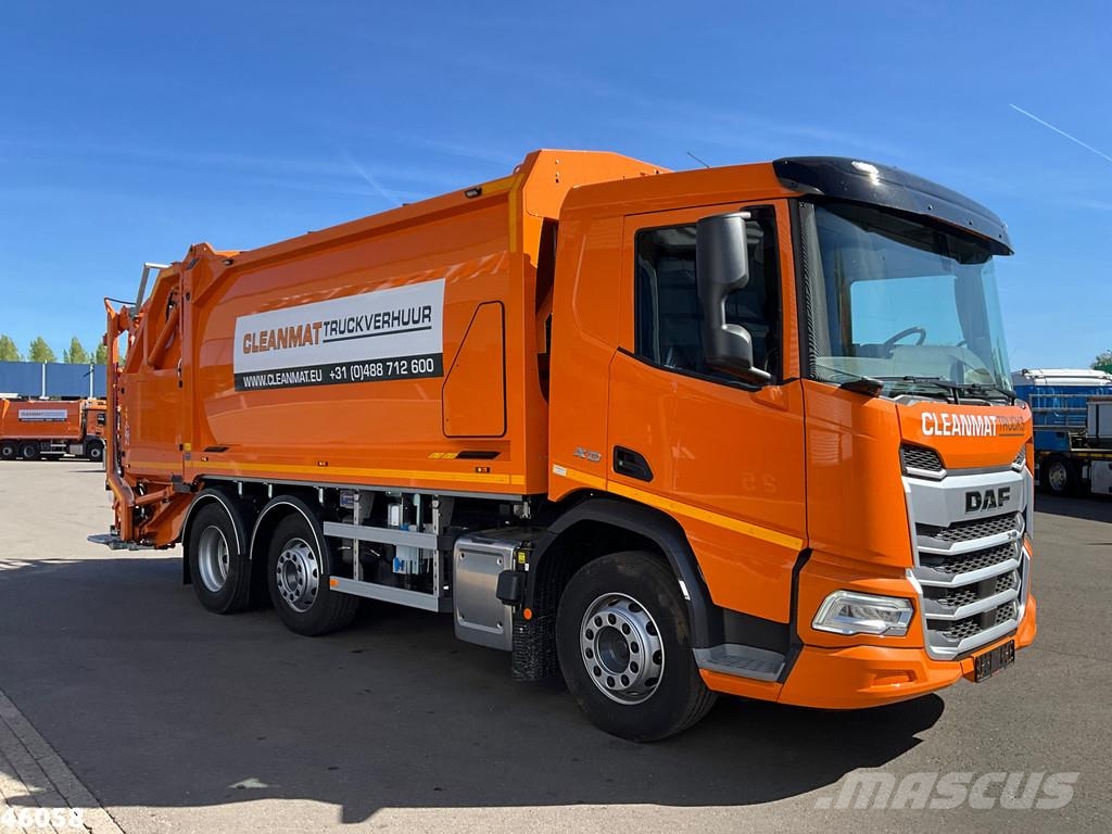 DAF FAG XD 340 Euro 6 Geesink 20m³ Welvaarts weighing 垃圾车