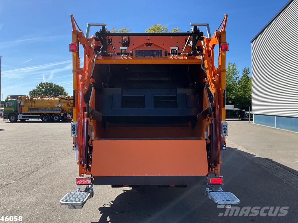 DAF FAG XD 340 Euro 6 Geesink 20m³ Welvaarts weighing 垃圾车