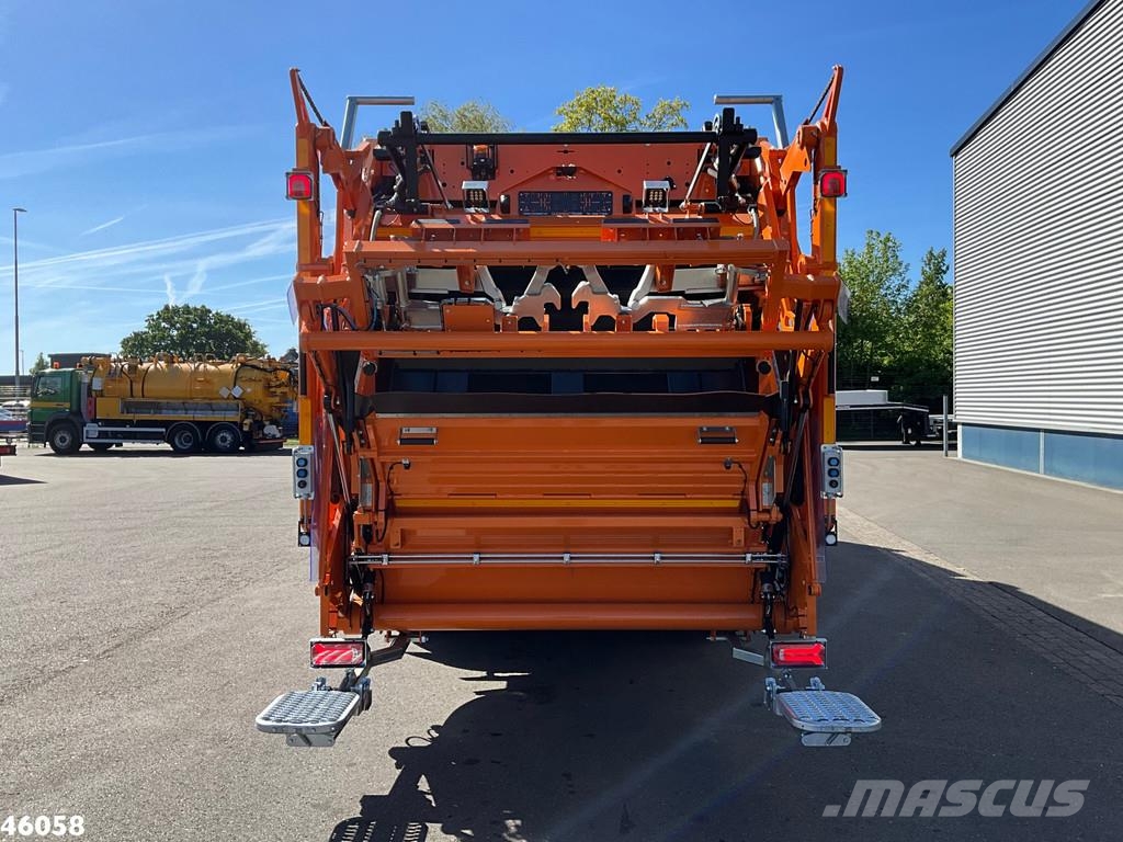 DAF FAG XD 340 Euro 6 Geesink 20m³ Welvaarts weighing 垃圾车