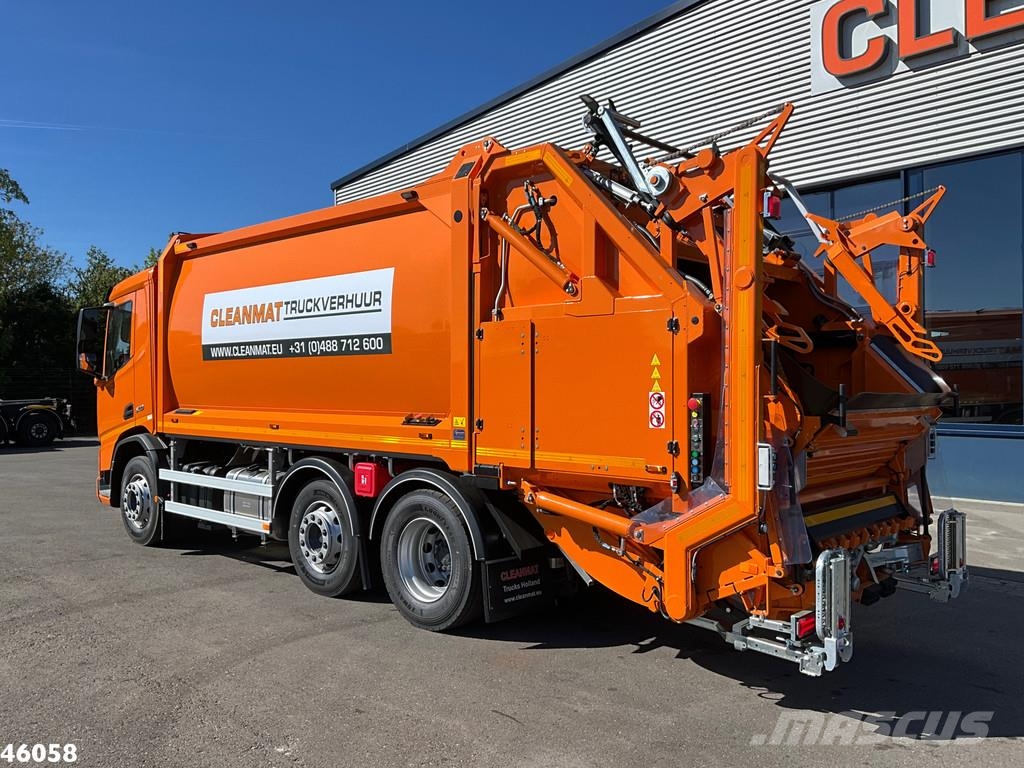 DAF FAG XD 340 Euro 6 Geesink 20m³ Welvaarts weighing 垃圾车