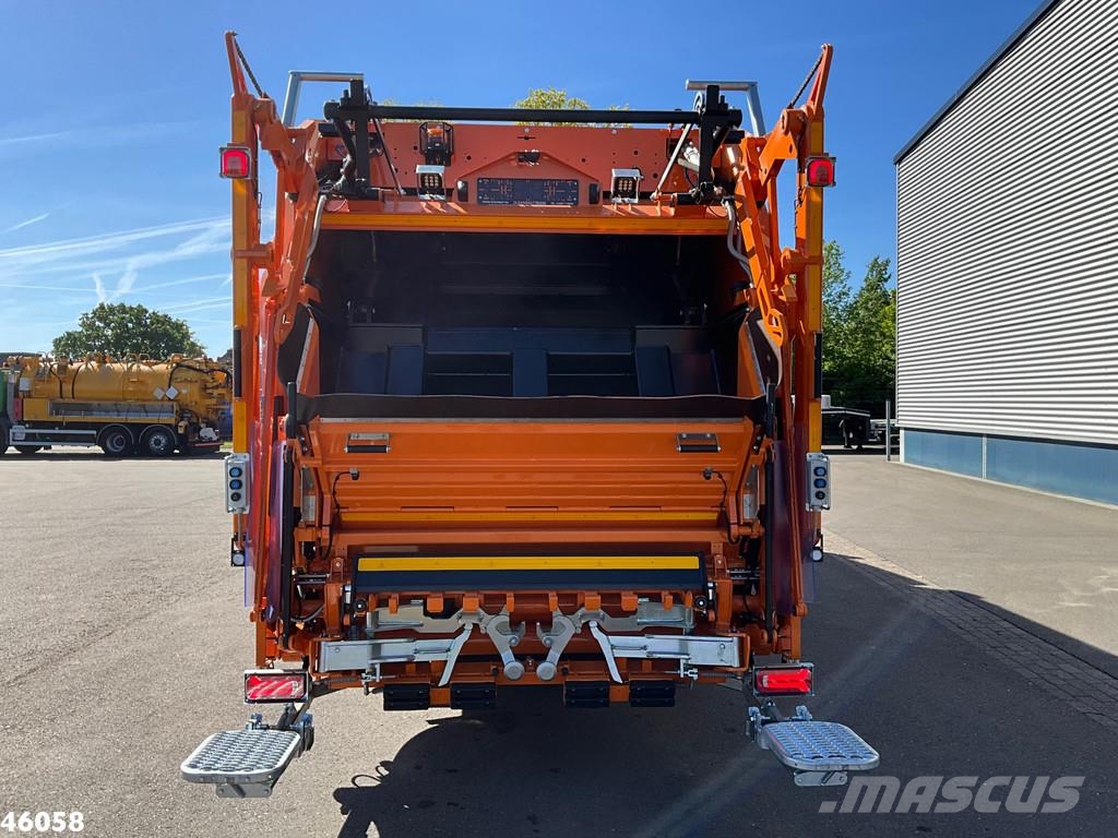 DAF FAG XD 340 Euro 6 Geesink 20m³ Welvaarts weighing 垃圾车