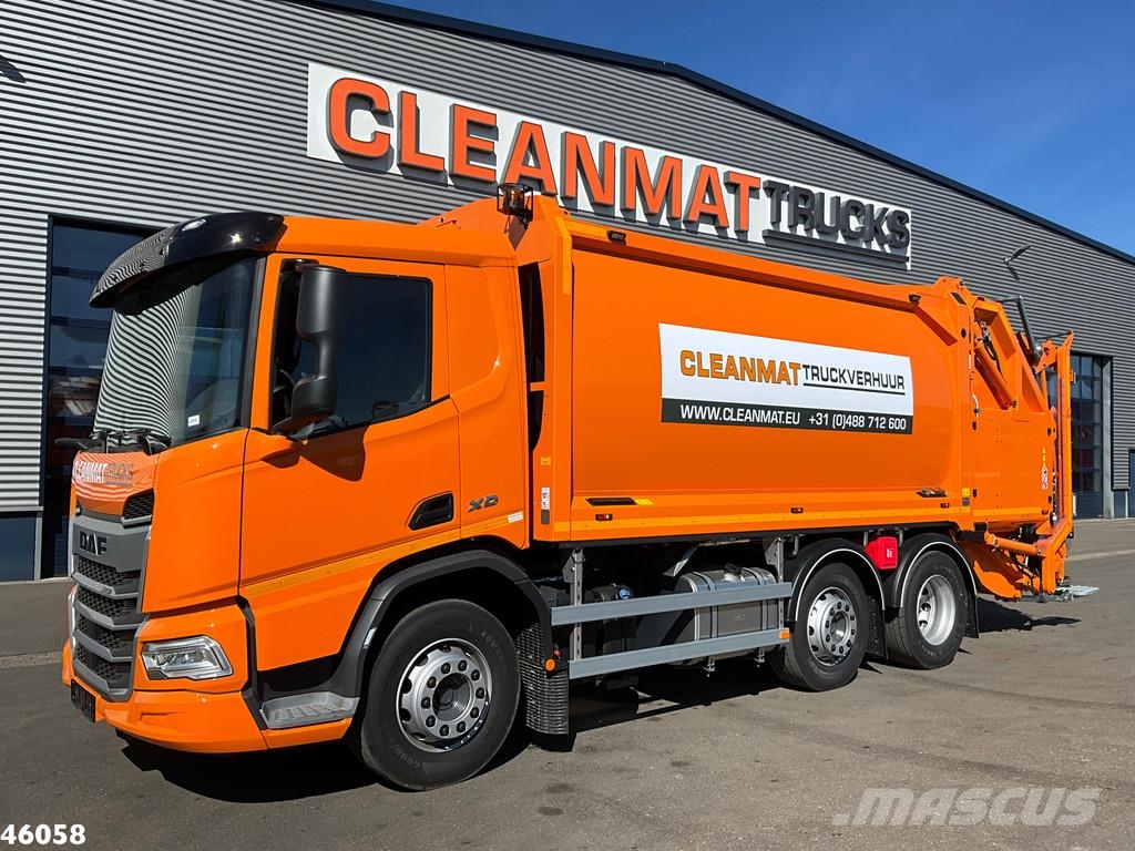 DAF FAG XD 340 Euro 6 Geesink 20m³ Welvaarts weighing 垃圾车