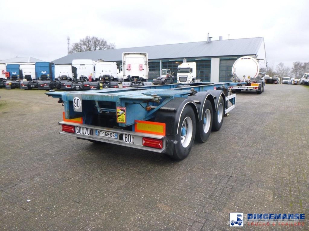 Fruehauf 3-axle container chassis 20, 30 ft Containerauflieger