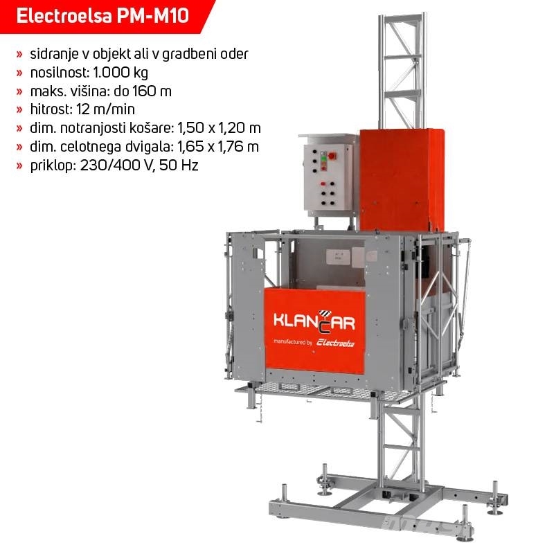 Electroelsa Construction hoist Plataformas de Mastro Vertical