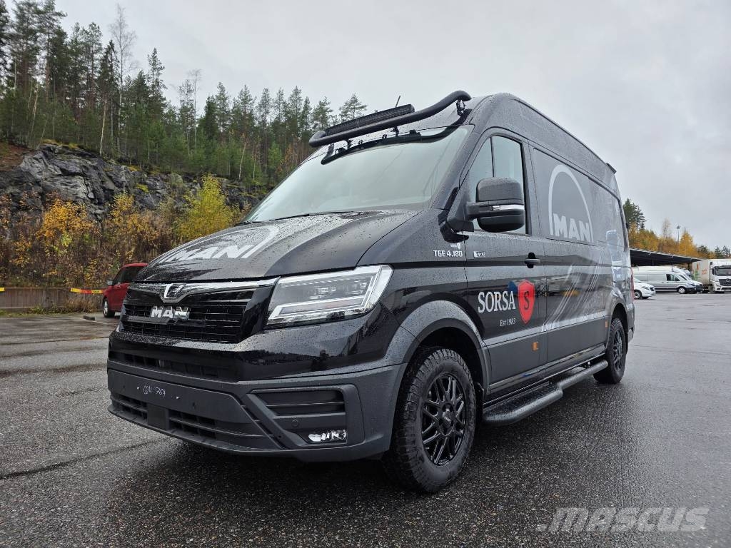 MAN TGE 4.180 4x4 3640 jatko-ohjaamo Panel vans