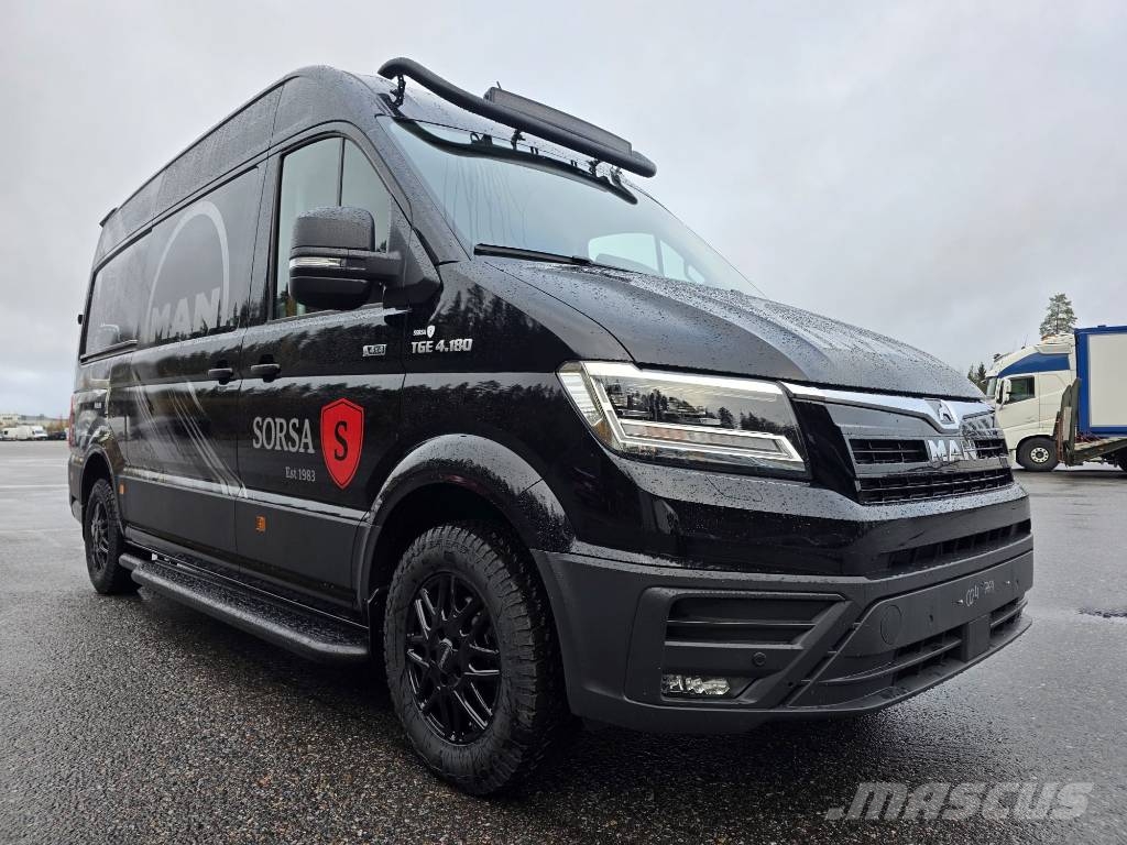 MAN TGE 4.180 4x4 3640 jatko-ohjaamo Panel vans
