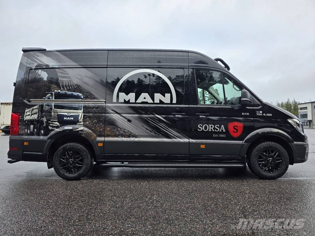 MAN TGE 4.180 4x4 3640 jatko-ohjaamo Panel vans