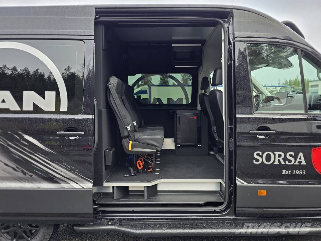 MAN TGE 4.180 4x4 3640 jatko-ohjaamo Panel vans