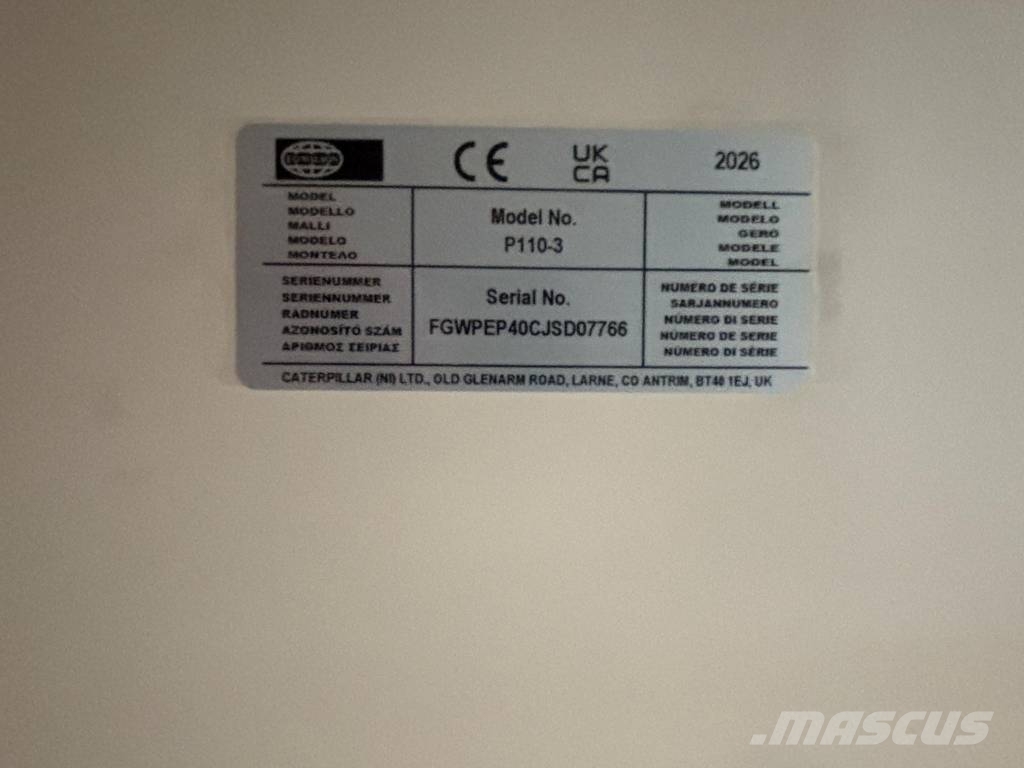 FG Wilson P110-3 - 110 kVA Genset - DPX-16008 Generadores diésel