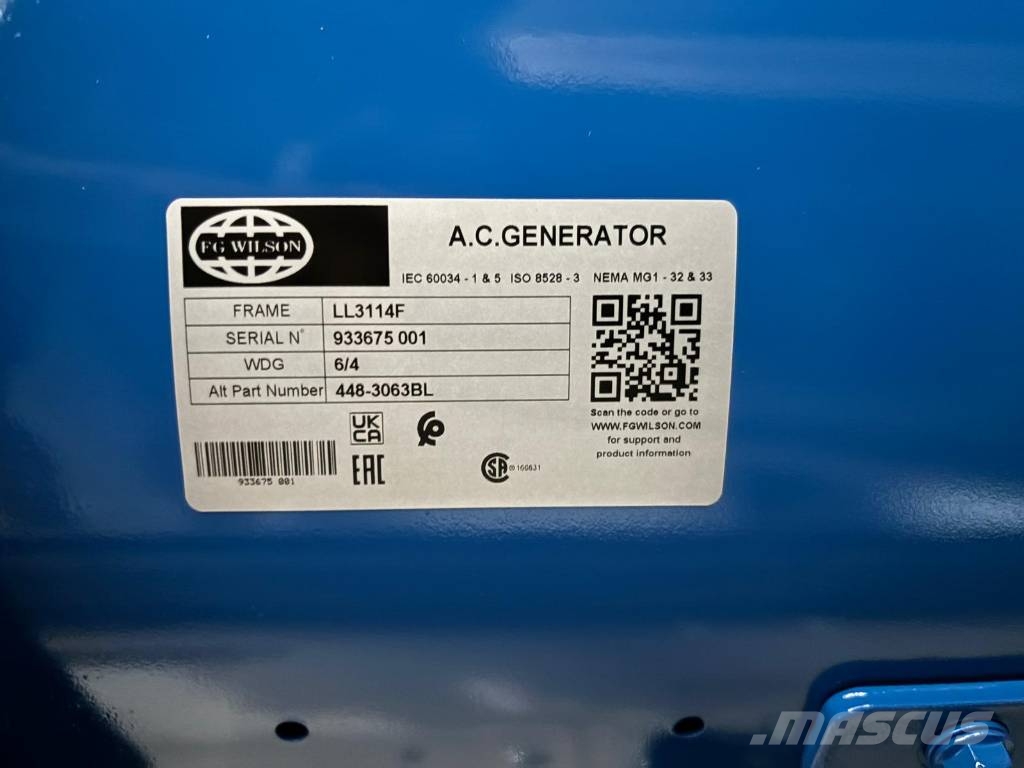 FG Wilson P110-3 - 110 kVA Genset - DPX-16008 Generadores diésel