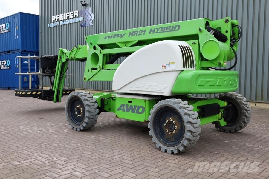 Niftylift HR21 HYBRID As - Is, Hybrid, 4x4 Drive, 21m Workin Plataforma de trabajo articulada
