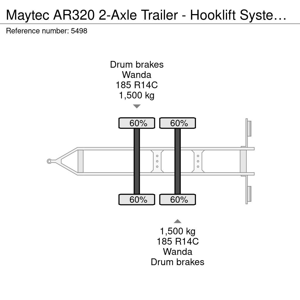 Maytec AR320 2-Axle Trailer - Hooklift System + En Containeranhänger