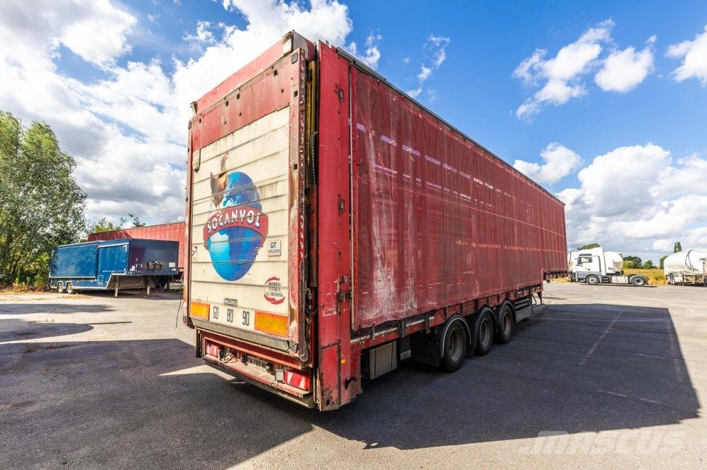 Lecitrailer CUELLO CISNE 3E-RD+DOUBLE ETAGE+DHOLLANDIA 2TON Semirremolques con caja de lona